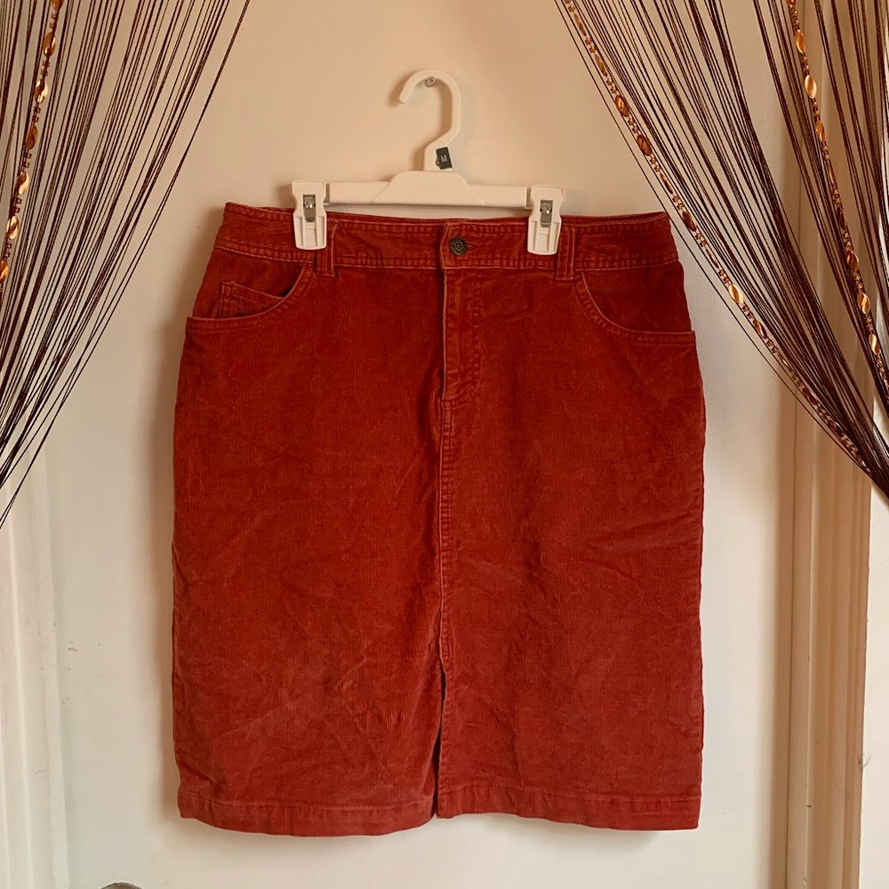 ❤️Coral Corduroy Pencil Skirt❤️